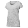 Sport Tek Women's Heather Sporty Shirt - Silver Electric LST390