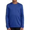 Sport Tek Youth Long Sleeve Performance Shirt - Blue YST350LSBlu