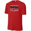 SPSI Logo Youth Short Sleeve Performance Jersey - Red SPSI-YST350RD