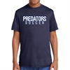 PBG Predators Youth Short Sleeve Performance Shirt - Navy YST350-PBG