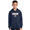 SPSI SOCCER Club Youth Hooded Logo Sweatshirt - Navy SPSI-PC90YHNVSC