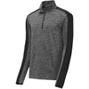 Sport Tek Posi Charge 1/4 Zip Pullover Top - Grey/Black Electric/Black ST397Gry