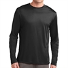 Sport Tek Long Sleeve Performance Shirt - Black ST350LSBlk