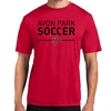 Avon Park Soccer Short Sleeve Performance Shirt - Red AP-ST350-R