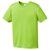 Sport Tek Youth Performance Shirt - Lime Shock YST350LMSK