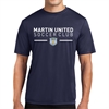 Martin United Short Sleeve Performance Shirt - Navy ST350-MU