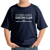 Storm King FC Youth Supporter T-Shirt - Navy 5000B-SK