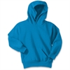 Youth Core Fleece Pullover Hooded Sweatshirt - Sapphire PC90YH-Sap