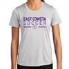 East Coweta High School Women's Performance Shirt - Silver ECHS-LST350SLV