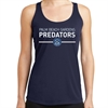 PBG Predators Women's Racerback Tank - Navy PBG-LST356