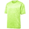 Sport Tek Heather Shirt - Lime Shock/Electric ST390-LSE