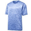 Sport Tek Heather Shirt - True Royal/Electric ST390-TRE