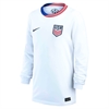 Nike USMNT Youth Home Long Sleeve Jersey 2024-2025 FJ1587-100