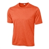 Sport Tek Heather Contender Tee - Deep Orange Heather ST360-ORNG