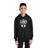 South Florida Football Academy Logo Youth Hooded Logo Sweatshirt - Black SFFA-PC90YHBK