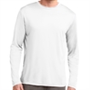 Sport Tek Long Sleeve Performance Shirt - White ST350LSWhi