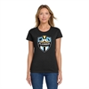 South Florida Football Academy Logo Women's T-Shirt - Black SFFA-G5000LBK