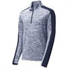 Sport Tek Posi Charge 1/4 Zip Pullover Top - True Navy Electric/True Navy ST397Nv