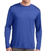 Sport Tek Long Sleeve Performance Shirt - Blue ST350LSBlu