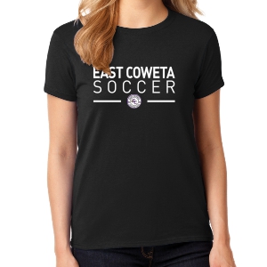 East Coweta High School Women's T- Shirt - Black ECHS-G5000L-Blk