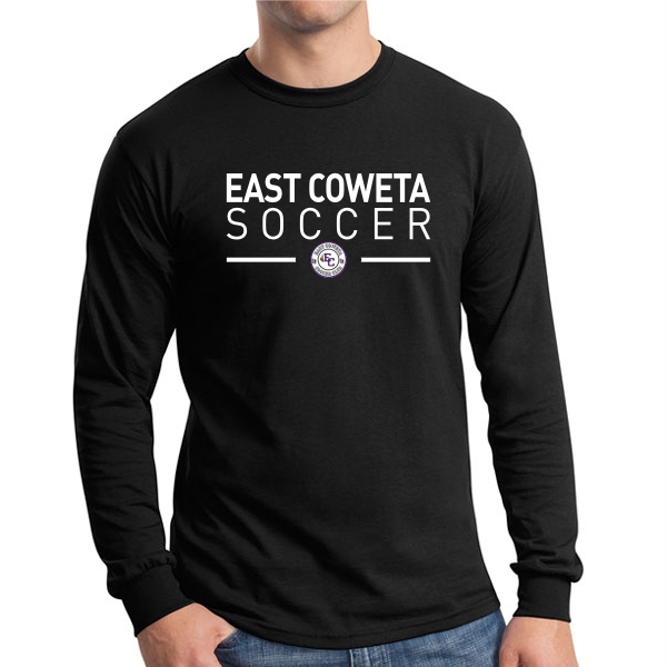 East Coweta High School Long Sleeve T-Shirt - Black ECHS-G5400-Blk