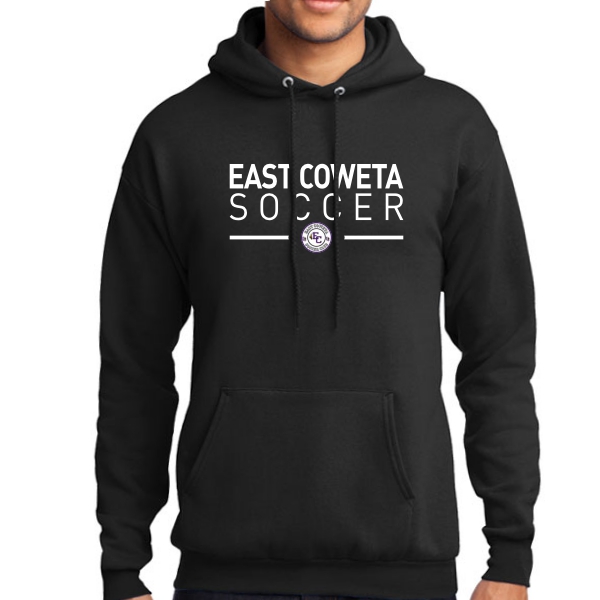 East Coweta High School Hooded Sweatshirt - Black ECHS-PC78H-Blk