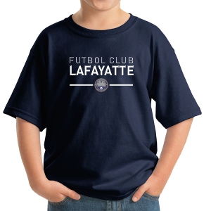 FC Lafayette Youth Supporter T-Shirt - Navy FCL-5000B