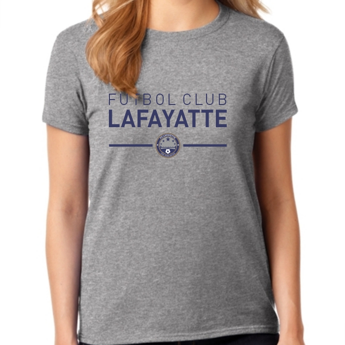 FC Lafayette Women's T- Shirt - Sports Grey FCL-G5000L-SG