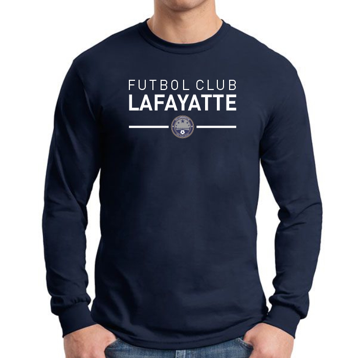 FC Lafayette Long Sleeve Supporter T-Shirt - Navy FCL-G5400