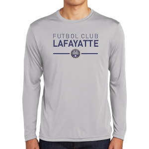 FC Lafayette Long Sleeve Performance Shirt - Silver FCL-ST350LSSL