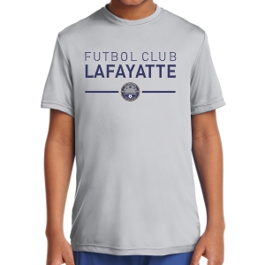 FC Lafayette Youth Performance Shirt - Silver FCL-YST350S