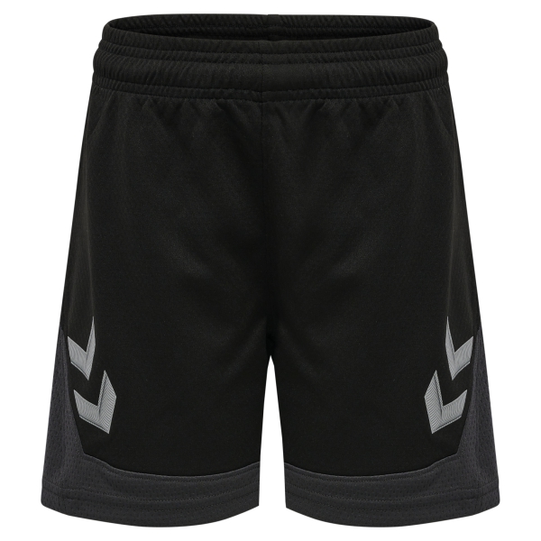 LTCS Futsal Hummel Youth Lead Poly Shorts - Black/White LTCS-207396-2001