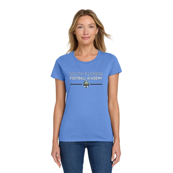 South Florida Football Academy Women's T-Shirt - Carolina Blue SFFA-G5000LCB-FCL