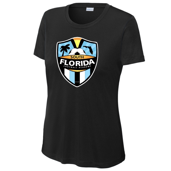 South Florida Football Academy Logo Women's Performance Jersey - Black SFFA-LST350BK