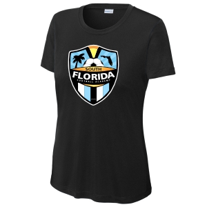 South Florida Football Academy Logo Women's Performance Jersey - Black SFFA-LST350BK