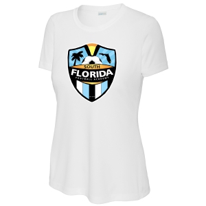 South Florida Football Academy Logo Women's Performance Jersey - White SFFA-LST350WH