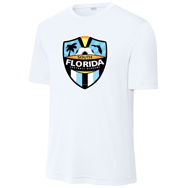 South Florida Football Academy Logo Youth Performance Jersey - White SFFA-YST350WH