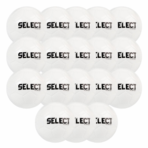 SELECT Club DB V23 Soccer Ball - White/White - 18 Pack 025X100-18Pk