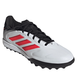 adidas Copa Pure 3 League TF - Cloud White/Lucid Red/Core Black Turf Soccer Shoe ID9044