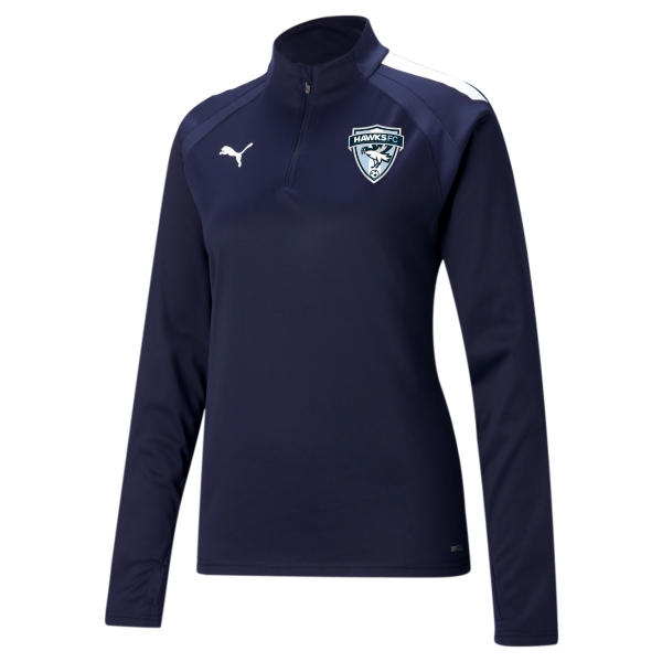 Florida Hawk FC Puma Women's Team Liga 25 Training 1/4 Zip Top - Navy/White FHFC-657253-06