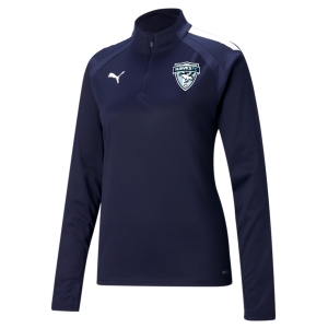 Florida Hawk FC Puma Women's Team Liga 25 Training 1/4 Zip Top - Navy/White FHFC-657253-06