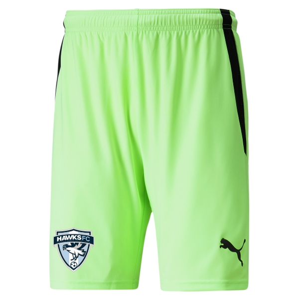 Florida Hawks FC Puma Youth Team Liga 25 Goalkeeping Shorts - Fizzy Lime/Black FHFC-704931-20