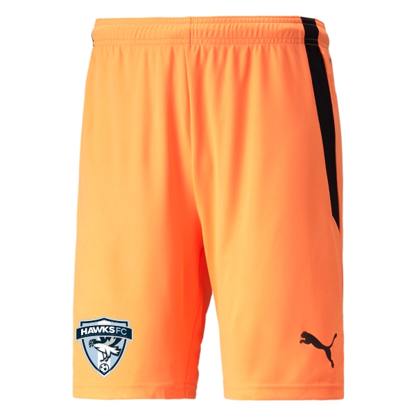 Florida Hawks FC Puma Team Liga 25 Goalkeeping Shorts - Neon Citrus/Black FHFC-704924-21