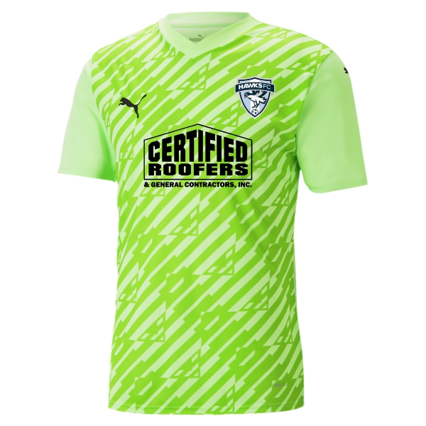 Florida Hawks FC Puma Team Ultimate Goalkeeper Jersey - Fizzy Lime/Black FHFC-705371-20