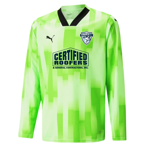 Florida Hawks FC Puma Team Target LS Goalkeeper Jersey - Fizzy Lime/Black FHFC-705646-20