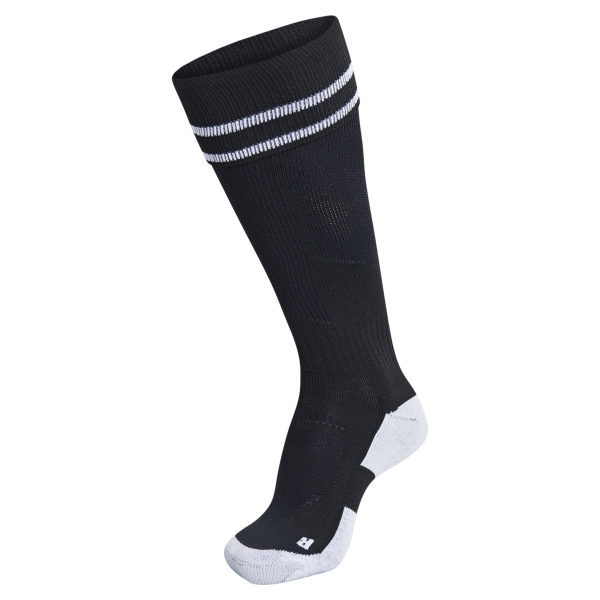 LTCS Futsal Hummel Element Soccer Sock - Black/White LTCS-204046-2114