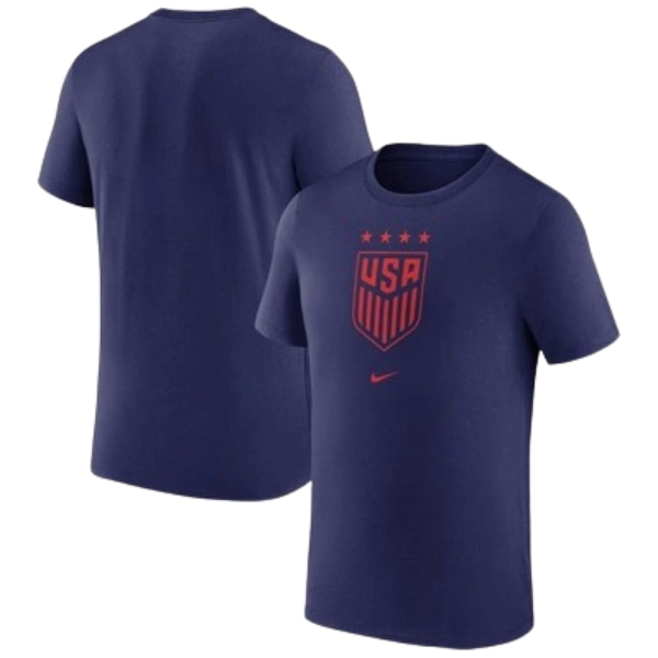 Nike USA 4-Star Men's Soccer Tee 2023 - Loyal Blue DO8320-422