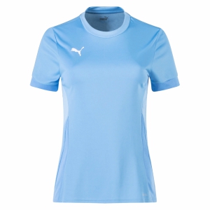 PUMA Women's Team Goal Matchday Jersey - Light Blue/White 705749-18