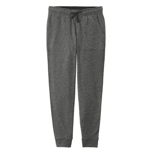 Sport Tek Ladies Fleece Jogger - Dark Grey Heather LST299