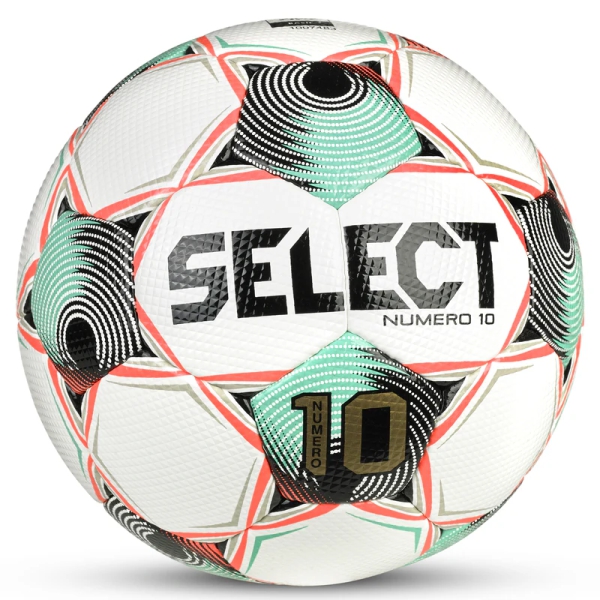 SELECT Numero 10 Ball v25 - White/Teal/Coral 0275150135